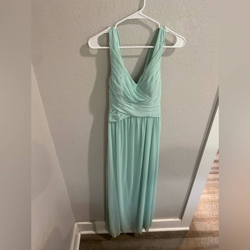 David’s Bridal Mint dress